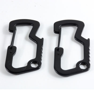 GSD201 Multifunction EDC Tactical Carabiner Hook Zinc Alloy Key Ring for Quick Access