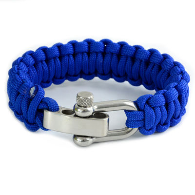 Custom Adjustable Paracord Survival Bracelet Perfect for Outdoor Survival Situations