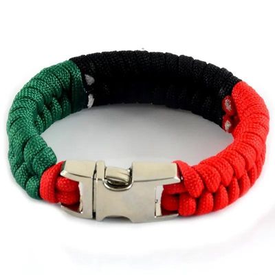 Over 200 Colors Handmade Men Metal Buckle Paracord Bracelet Nylon Rope Survival Bangle