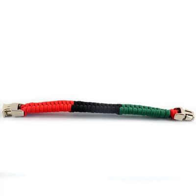 Over 200 Colors Handmade Men Metal Buckle Paracord Bracelet Nylon Rope Survival Bangle