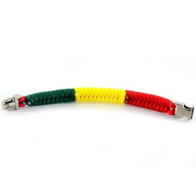 Over 200 Colors Handmade Men Metal Buckle Paracord Bracelet Nylon Rope Survival Bangle