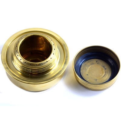 Aluminum Alloy and Copper Backpacking Stove Portable Folding Alcohol Stove for Picnic