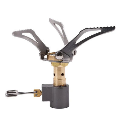 Stainless and Copper Mini Butane Gas Cooking Stove Burner for Outdoor Camping Cooking