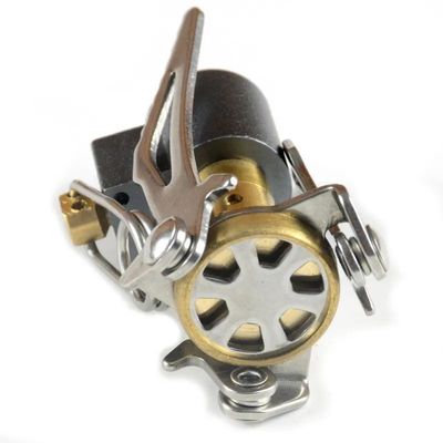 Stainless and Copper Mini Butane Gas Cooking Stove Burner for Outdoor Camping Cooking
