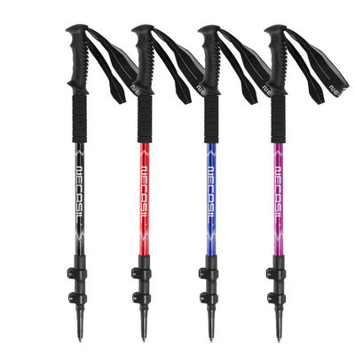 Outdoor Adventures and Hiking Adjustable Folding Trekking Pole Aluminum Walking Stick