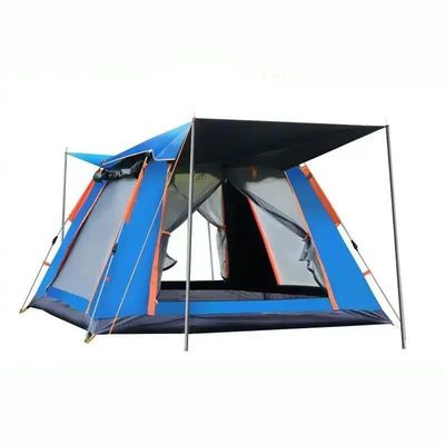 Customized Automatic Camping Tent Waterproof Polyester Silver Coating for Family Outdoor