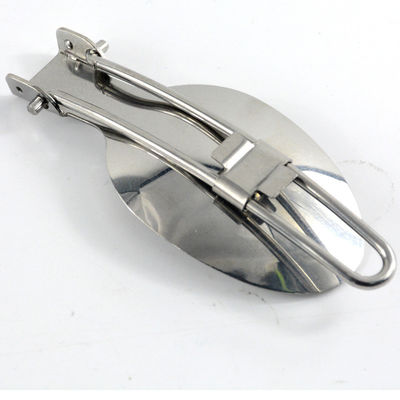 Stainless Steel Camping Dinnerware Set with Silver Cutlery Fork and Spoon Included