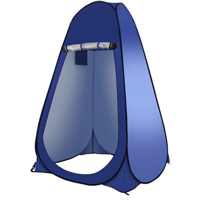 Outdoor Pop up Camping Tent Polyester Silver Coating Toliet Tent Top Style Pup Tent