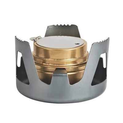 Portable Cooking Mini Spirit Burner for Camping Picnic Folding Aluminum Outdoor Stove