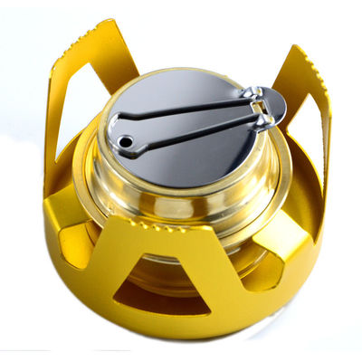 Portable Cooking Mini Spirit Burner for Camping Picnic Folding Aluminum Outdoor Stove