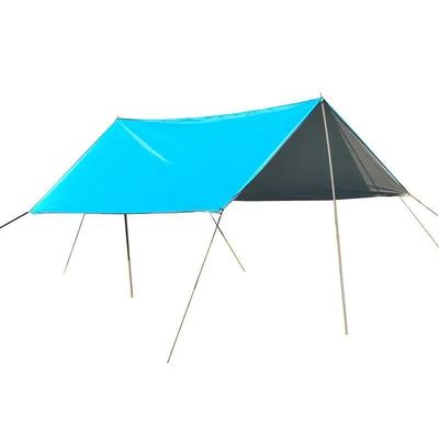 Flexible Poles Waterproof Camping Hiking Tent Sunshade Tarp for Customer Needs