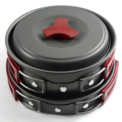 152X72MM Non Stick Aluminum Camping Cookware Set Portable Folding Cooking Pot Currency US