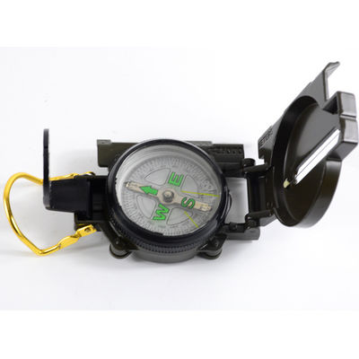 Outdoor Camping Survival Mini Folding Compass Multifunction Waterproof Metal Compass
