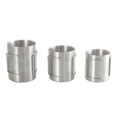 11X7.5X8cm Stainless Steel Travel Mug for Camping Insulated and Long Lasting