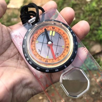 Portable Digital Magnetic Compass for Outdoor Mini Multifunction Camping Customizable