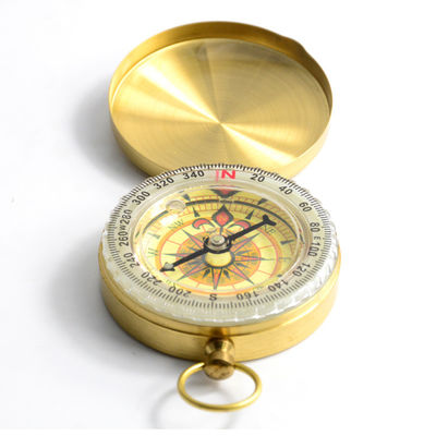 Outdoor Portable Travel Hiking Compass Watch with Digital Display and Quakeproof Design