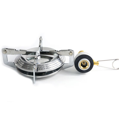 Outdoor Mini Camping Gas Stove with Stainless and Copper Portable Folding Gas Oven