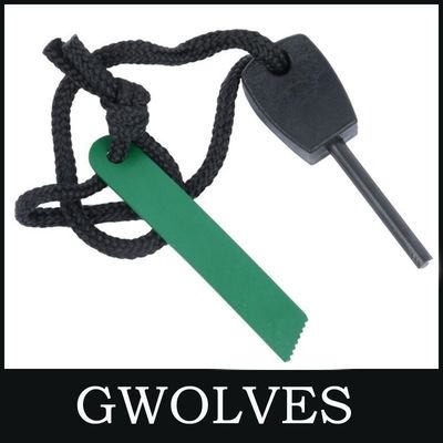 US Currency Outdoor Camping Fire Starter with Striker and Portable Magnesium Flint Rod