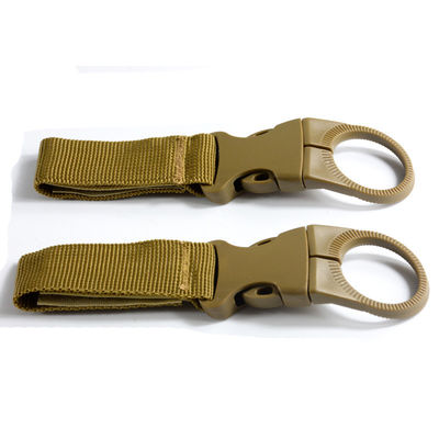 Outdoor Tactical Nylon Strap Keychain Water Bottler Holder Clip for Customized Request