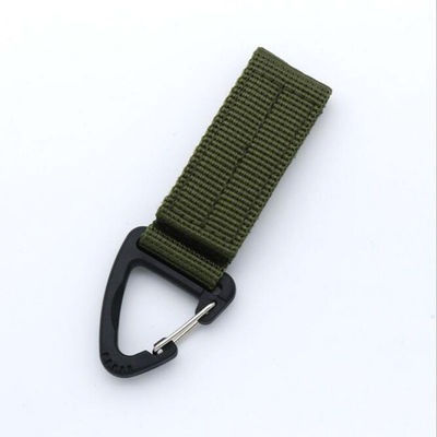65x25mm Nylon Carabiner Keychain Strap Keyring Holder Perfect for Outdoor Activities