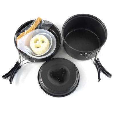 Outdoor Aluminum Non Stick Cookware Set for Camping Cooking Pot Convenient US 0.580kg