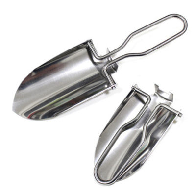 Mini Stainless Steel Folding Shovel Multi-functional for Camping and Gardening Needs