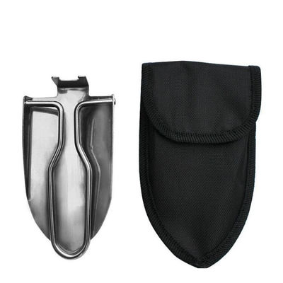 Mini Stainless Steel Folding Shovel Multi-functional for Camping and Gardening Needs