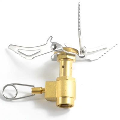 Portable Mini Gas Stove Safety Device High Pressure Protection for Outdoor Backpacking