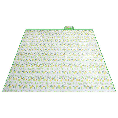 Outdoor Camping Oxford Picnic Blanket Foldable Waterproof Beach Mat for Customization
