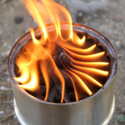 Portable Camping Stove Stainless Steel Wood Burning Stove for Outdoor Adventures