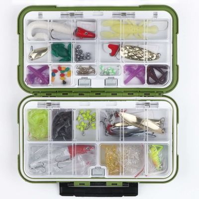 0.300kg Package Gross Weight Outdoor Fishing Bait Lure Case for Customized Request
