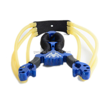 Outdoor Hunting Metal Slingshot with Powerful Shooting Ability and Metal Material