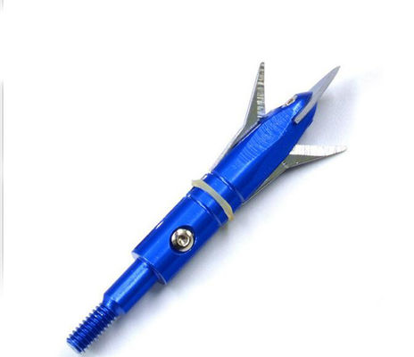 4.3X2.5cm Portable 100 Grain Metal Broadhead for Bow Archery Outdoor Hunting Arrow Head