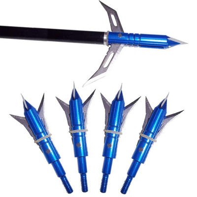 4.3X2.5cm Portable 100 Grain Metal Broadhead for Bow Archery Outdoor Hunting Arrow Head