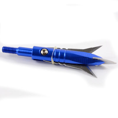 4.3X2.5cm Portable 100 Grain Metal Broadhead for Bow Archery Outdoor Hunting Arrow Head