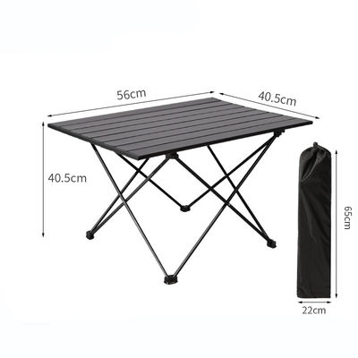 Portable Picnic Barbecue Table Aluminum Alloy Folding Camping Table for Outdoor Dining