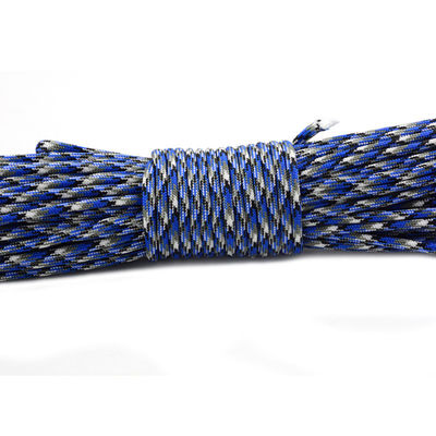 7 Inner Strand Standard 100FT Outdoor Gear 550 Paracord 4mm Polyester Parachute Cord Rope