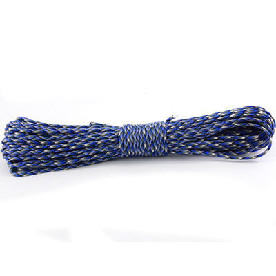 7 Inner Strand Standard 100FT Outdoor Gear 550 Paracord 4mm Polyester Parachute Cord Rope
