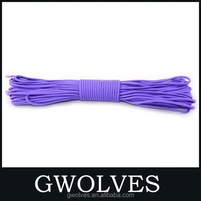 Customization 100FT 7 Inner Strand 550 Polyester Paracord Parachute Cord Camping Rope