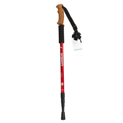 Adjustable Self Defense Trekking Pole with Straight Grip Handle and Lightweight Design