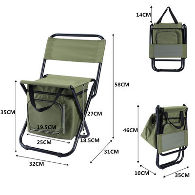 US Currency Aluminum Alloy Portable Camping Folding Chair for Outdoor Activities
