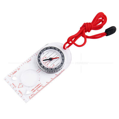 Outdoor Multifunctional Ruler Map Compass for Backpacking and Camping Gear