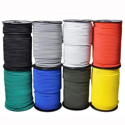 3mm Diameter High Strength Black Elastic Bungee Cord Rope for Heavy-duty Applications