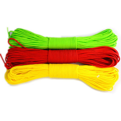 100FT 4mm 7 Cores Parachute Cord Survival Polyester 550 Paracord Rope and Versatile