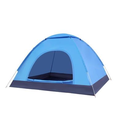 2 Doors Style Outdoor Foldable Automatic Pop up Camping Tent for Family Picnic 2.8kg