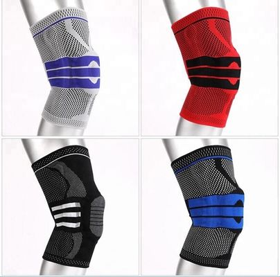 DFR357 Professional Silicone Knee Sleeve for Running Compression Sleeve Knee Support Brace