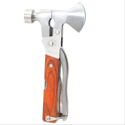 Multifunctional Pocket Camping Hammer Axe Stainless Steel Hand Tool with DFG456 Design