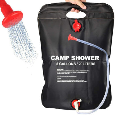 Convenient PVC Solar Shower Bag for Camping Shipping Cost and Estimated Delivery Time
