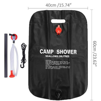 Convenient PVC Solar Shower Bag for Camping Shipping Cost and Estimated Delivery Time