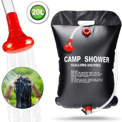 Convenient PVC Solar Shower Bag for Camping Shipping Cost and Estimated Delivery Time